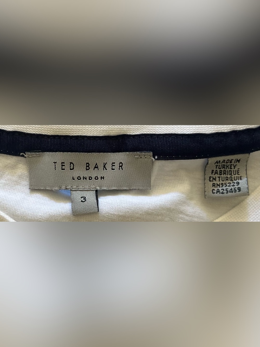 Ted Baker White Short Sleeve Tee - Picture 2 of 5